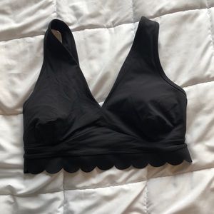 Scalloped Bathing Suit Top